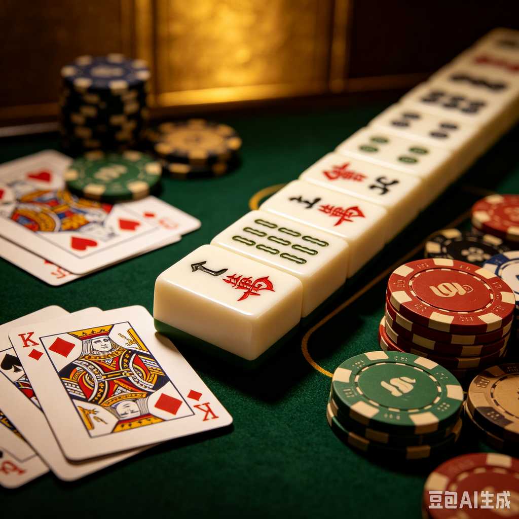 deep print mahjong set